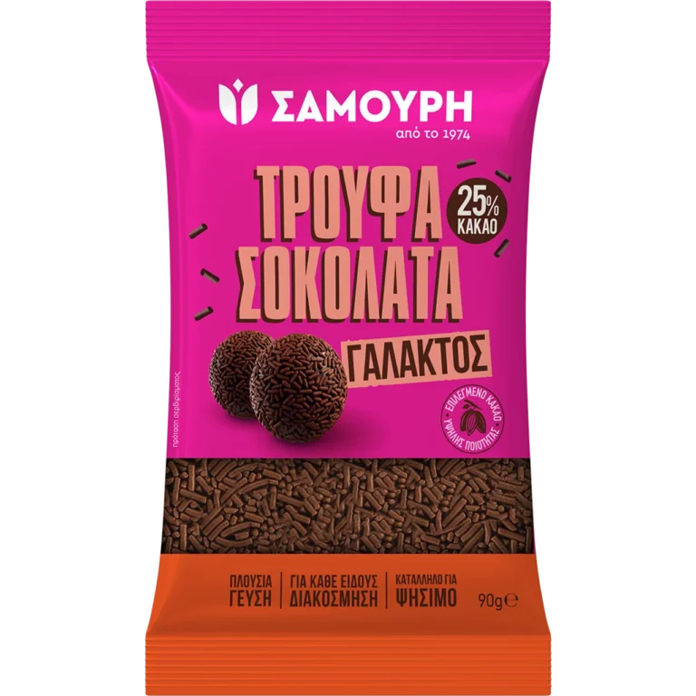 Τρούφα σοκολάτα γάλακτος