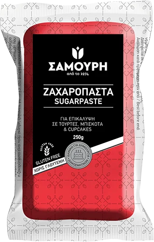 Ζαχαρόπαστα Κόκκινη