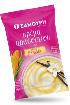 κρέμα αραβοσίτου με γεύση βανίλια